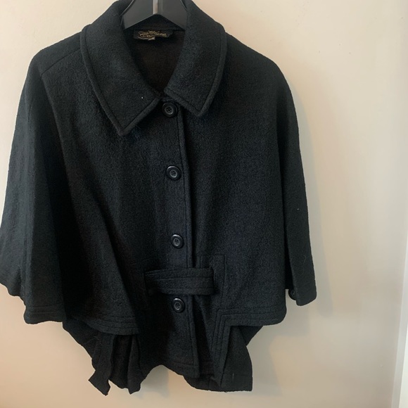 NWOT / Cape Coat / Red / 45% Wool - Picture 3 of 14